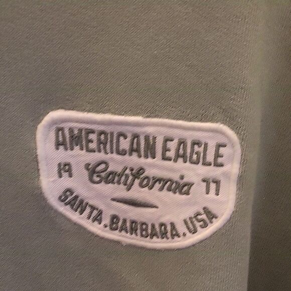 American Eagle Outfitters Olive Hoodie - Picture 3 of 4